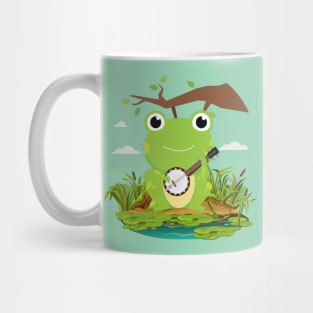 Kawaii Banjo Frog Mug